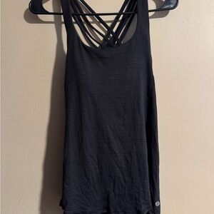 Lululemon Athletica Black Strappy Tank Top